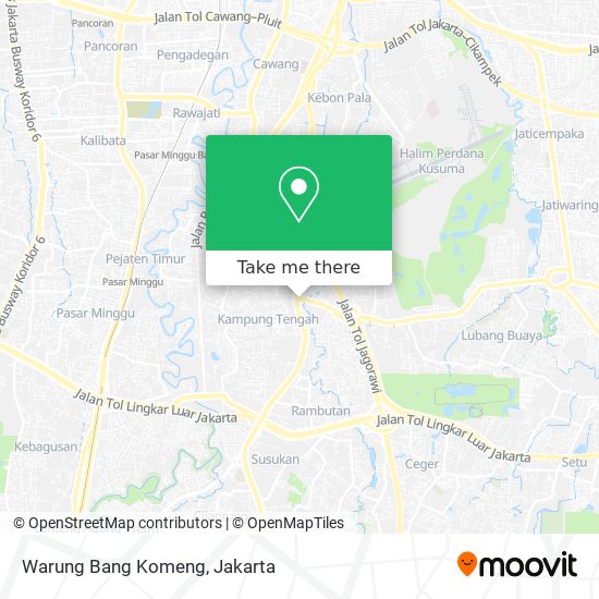 Warung Bang Komeng map