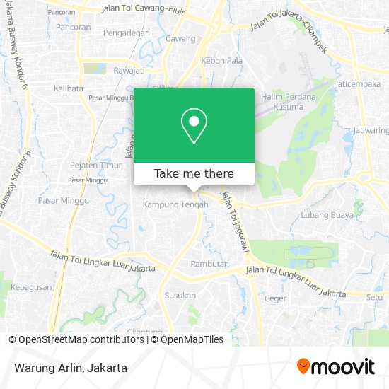Warung Arlin map