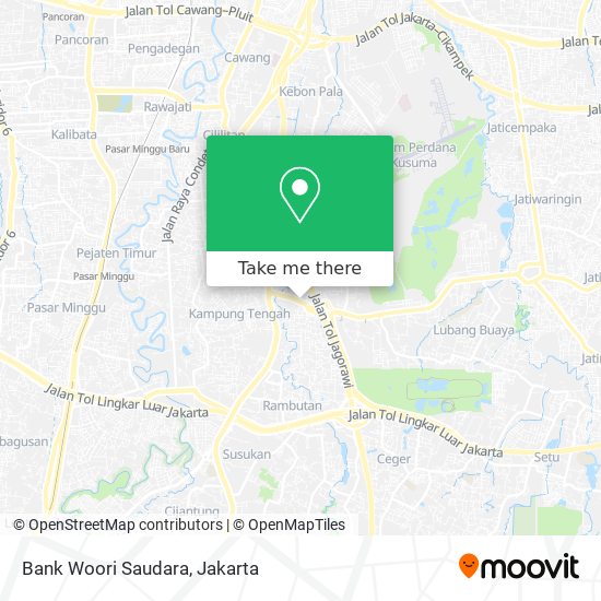 Bank Woori Saudara map