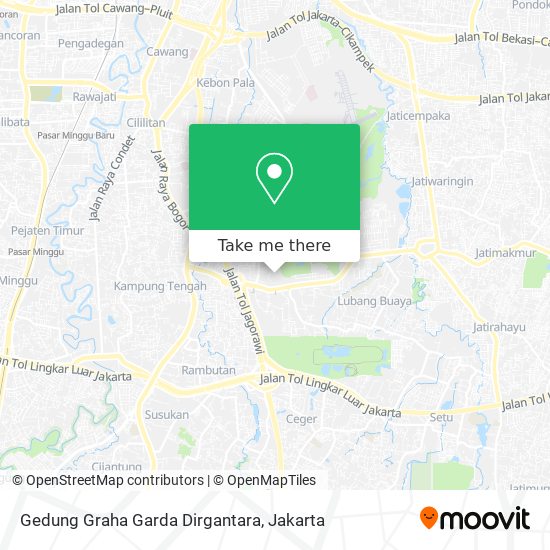 Gedung Graha Garda Dirgantara map