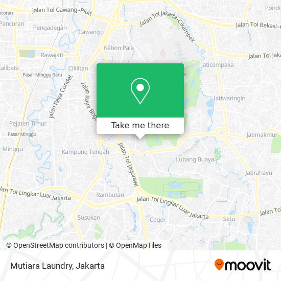 Mutiara Laundry map