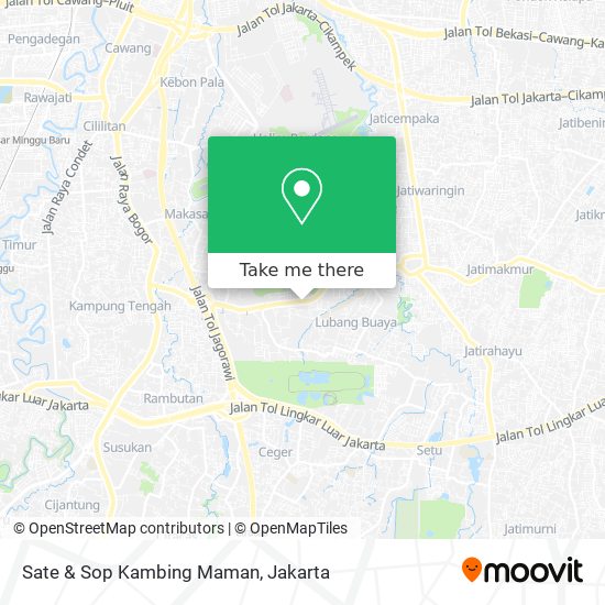 Sate & Sop Kambing Maman map