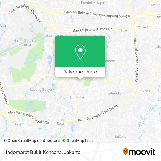 Indomaret Bukit Kencana map