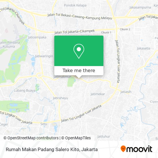 Rumah Makan Padang Salero Kito map