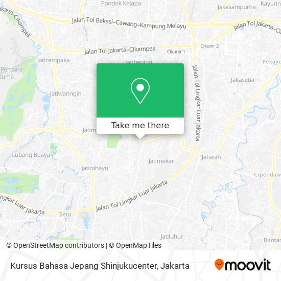 Kursus Bahasa Jepang Shinjukucenter map