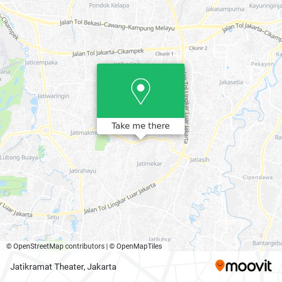 Jatikramat Theater map