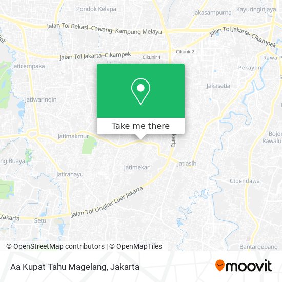 Aa Kupat Tahu Magelang map