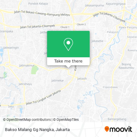 Bakso Malang Gg Nangka map