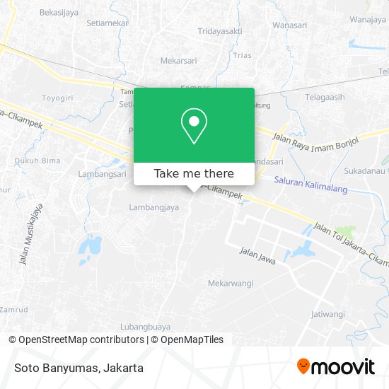 Soto Banyumas map