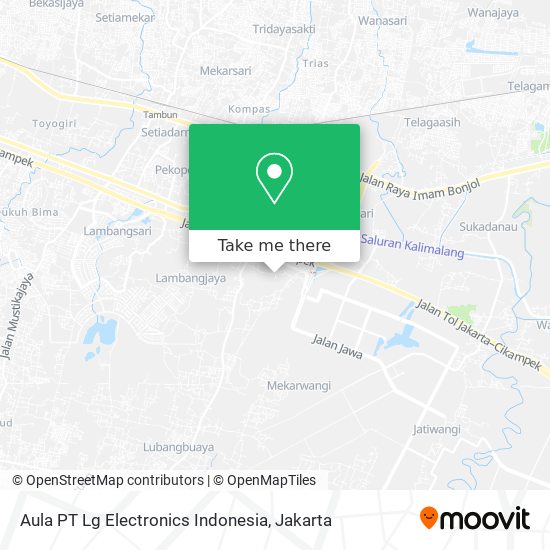 Aula PT Lg Electronics Indonesia map