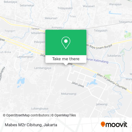 Mabes M2r Cibitung map