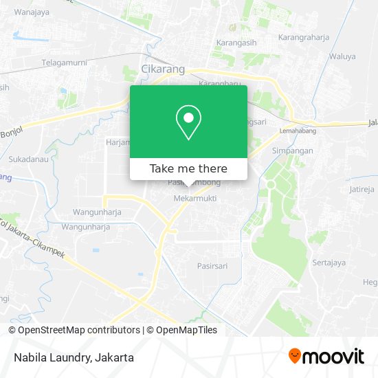 Nabila Laundry map