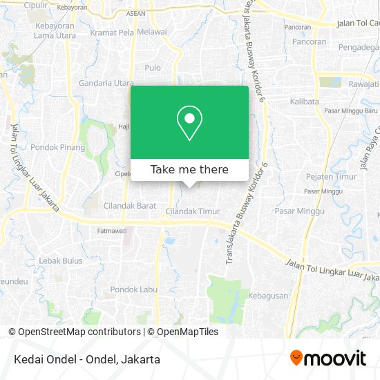 Kedai Ondel - Ondel map