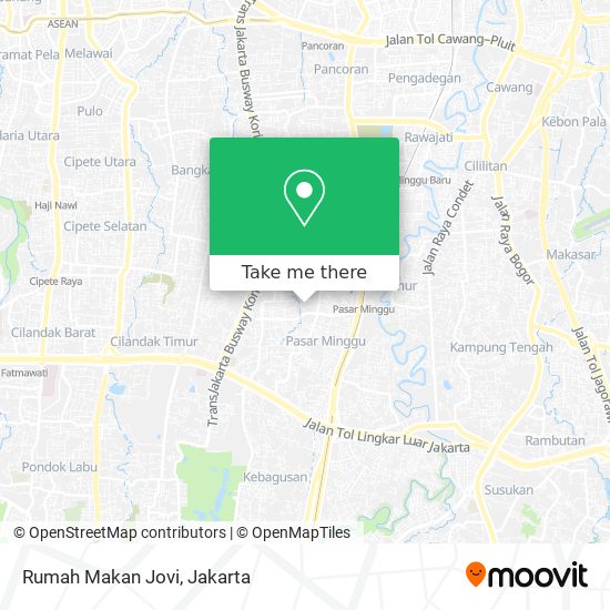 Rumah Makan Jovi map