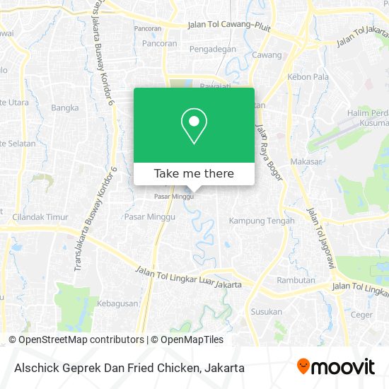 Alschick Geprek Dan Fried Chicken map