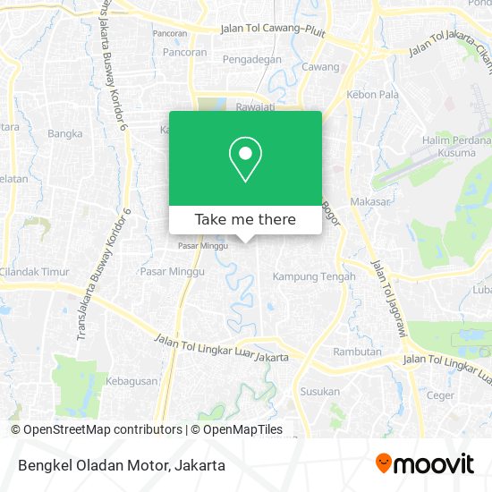 Bengkel Oladan Motor map