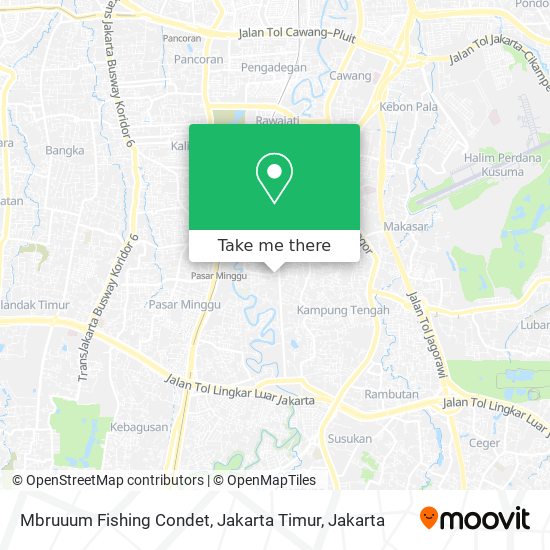 Mbruuum Fishing Condet, Jakarta Timur map