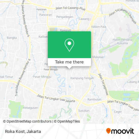 Roka Kost map