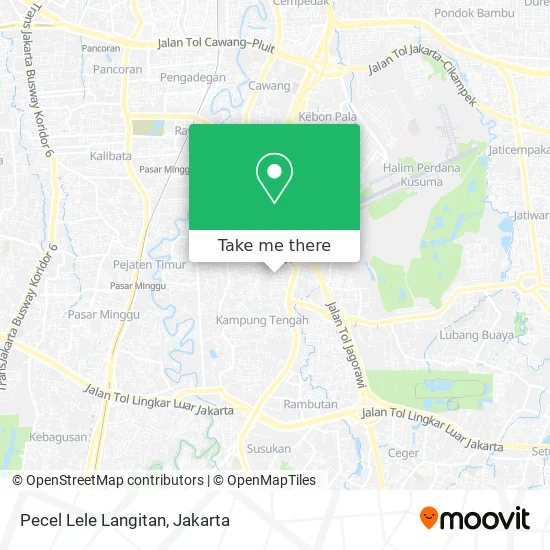 Pecel Lele Langitan map