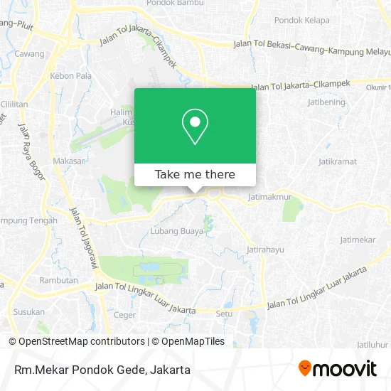 Rm.Mekar Pondok Gede map
