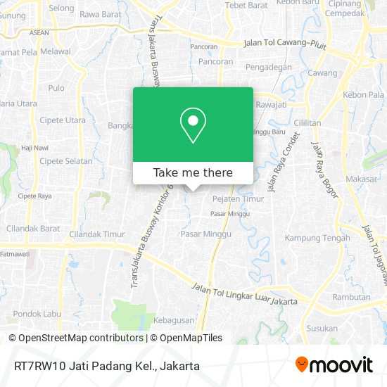 RT7RW10 Jati Padang Kel. map