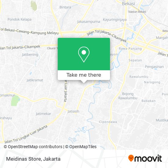 Meidinas Store map