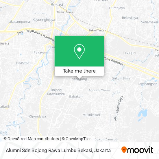 Alumni Sdn Bojong Rawa Lumbu Bekasi map