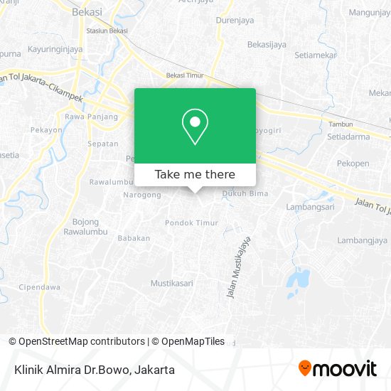 Klinik Almira Dr.Bowo map