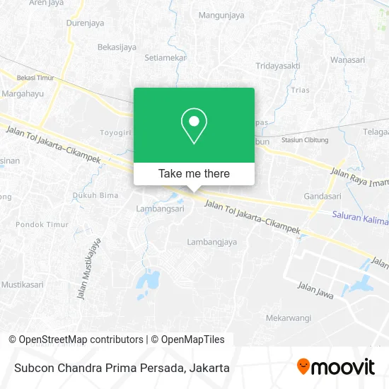 Subcon Chandra Prima Persada map