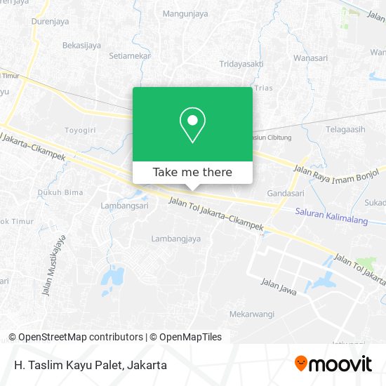 H. Taslim Kayu Palet map