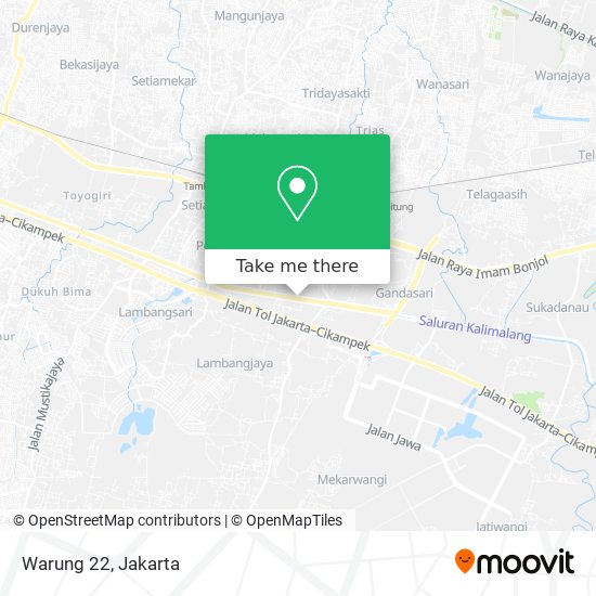 Warung 22 map