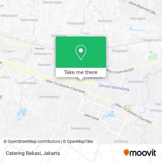 Catering Bekasi map