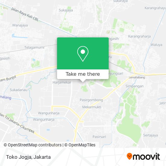 Toko Jogja map