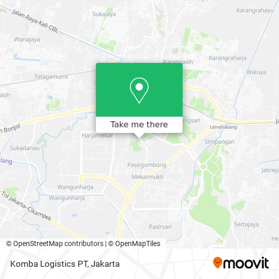 Komba Logistics PT map