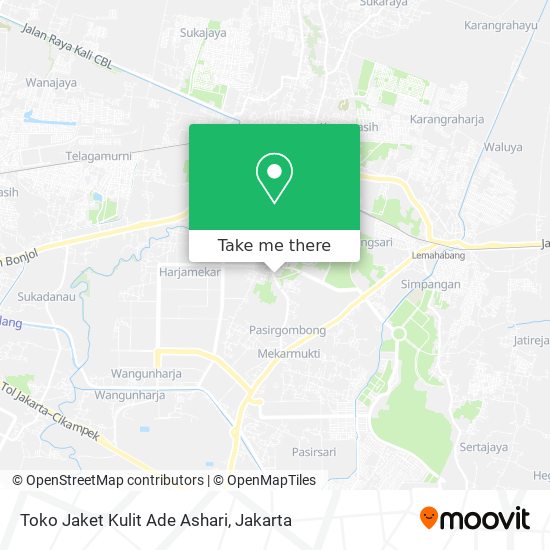 Toko Jaket Kulit Ade Ashari map
