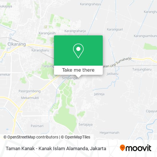 Taman Kanak - Kanak Islam Alamanda map