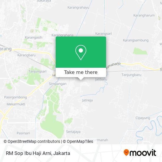 RM Sop Ibu Haji Arni map