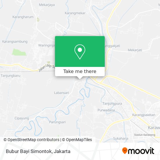 Bubur Bayi Simontok map