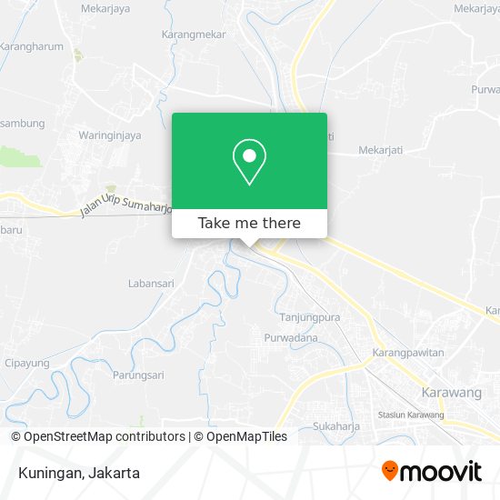 Kuningan map