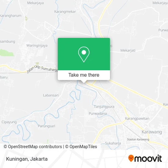 Kuningan map