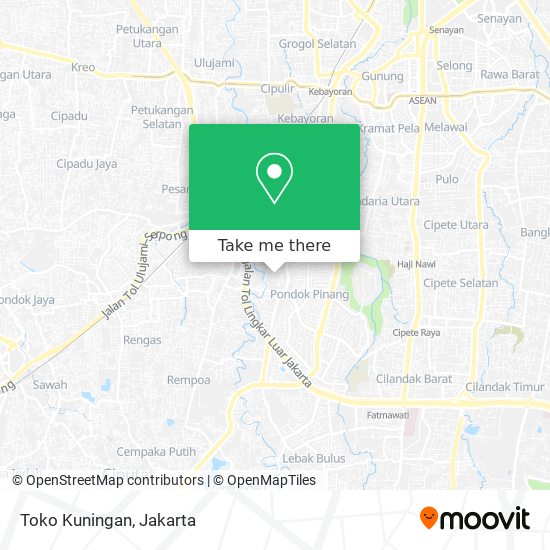 Toko Kuningan map