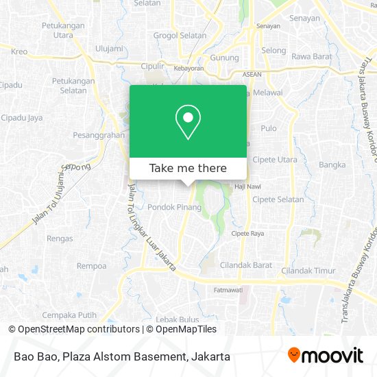 Bao Bao, Plaza Alstom Basement map