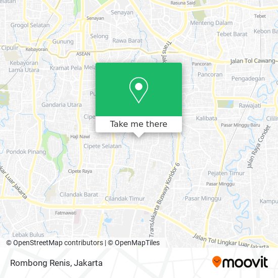 Rombong Renis map