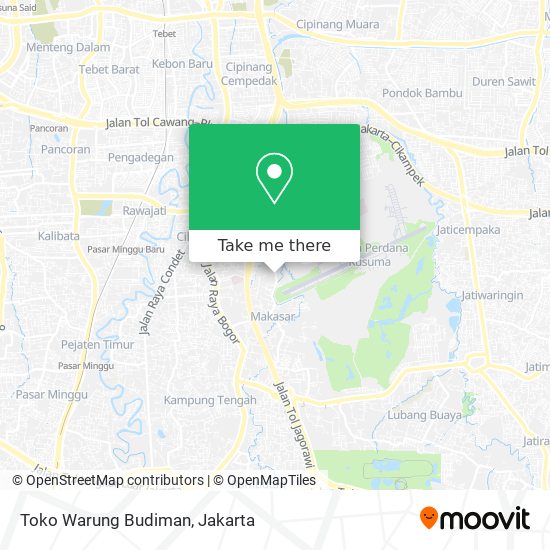 Toko Warung Budiman map