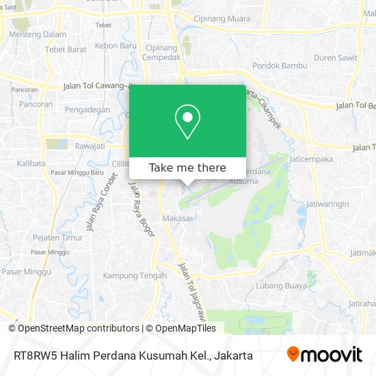 RT8RW5 Halim Perdana Kusumah Kel. map