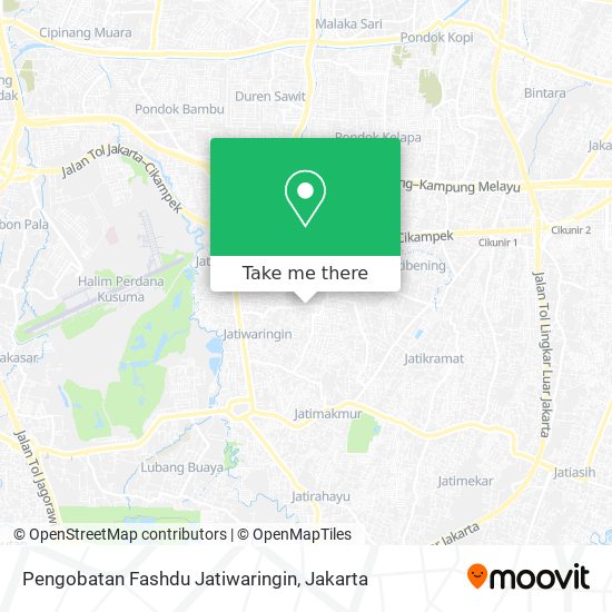 Pengobatan Fashdu Jatiwaringin map