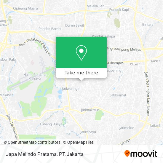 Japa Melindo Pratama. PT map