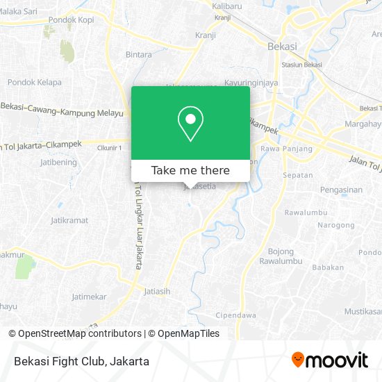 Bekasi Fight Club map