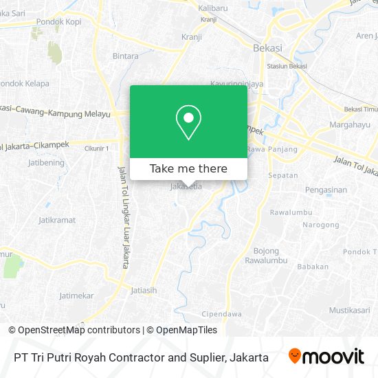 PT Tri Putri Royah Contractor and Suplier map