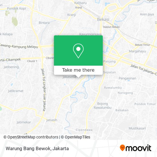 Warung Bang Bewok map